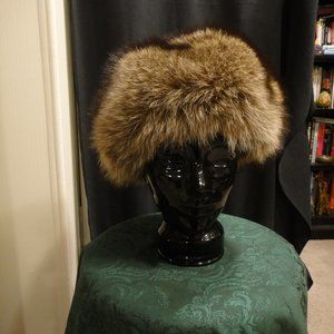 Vintage Don Anderson Silver Fox Russian Hat